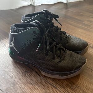 Air Jordan Men's Black High-Top Basketball Shoes